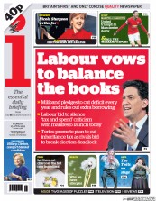 I Newspaper (UK) Newspaper Front Page for 13 April 2015