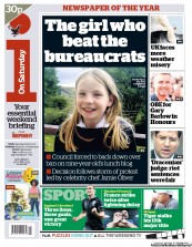 I Newspaper (UK) Newspaper Front Page for 16 June 2012