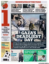 I Newspaper Newspaper Front Page (UK) for 19 November 2012