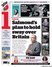 I Newspaper Newspaper Front Page (UK) for 19 December 2014