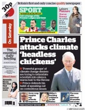I Newspaper Newspaper Front Page (UK) for 1 February 2014