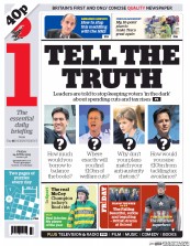 I Newspaper (UK) Newspaper Front Page for 24 April 2015