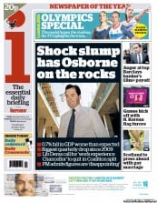 I Newspaper Newspaper Front Page (UK) for 26 July 2012
