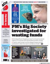 I Newspaper Newspaper Front Page (UK) for 26 July 2014
