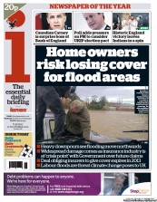 I Newspaper Newspaper Front Page (UK) for 27 November 2012