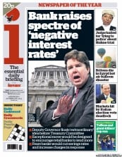 I Newspaper Newspaper Front Page (UK) for 27 February 2013