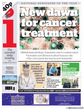 I Newspaper Newspaper Front Page (UK) for 27 May 2015