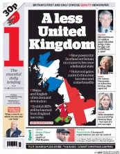 I Newspaper (UK) Newspaper Front Page for 28 November 2014