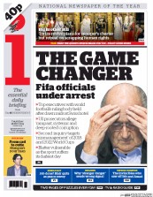 I Newspaper (UK) Newspaper Front Page for 28 May 2015