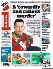 I Newspaper Newspaper Front Page (UK) for 30 November 2013