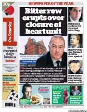 I Newspaper Newspaper Front Page (UK) for 30 March 2013