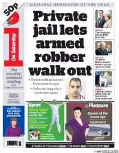 I Newspaper (UK) Newspaper Front Page for 30 May 2015
