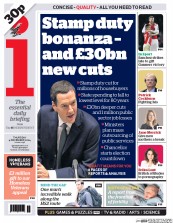 I Newspaper (UK) Newspaper Front Page for 4 December 2014