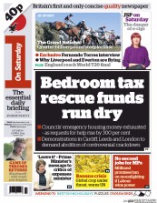 I Newspaper (UK) Newspaper Front Page for 5 April 2014