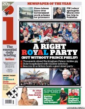 I Newspaper (UK) Newspaper Front Page for 5 June 2012