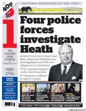 I Newspaper (UK) Newspaper Front Page for 5 August 2015