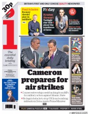 I Newspaper Newspaper Front Page (UK) for 5 September 2014