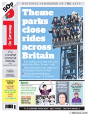 I Newspaper (UK) Newspaper Front Page for 6 June 2015