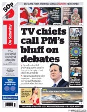 I Newspaper Newspaper Front Page (UK) for 7 March 2015