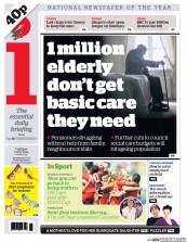 I Newspaper (UK) Newspaper Front Page for 7 July 2015