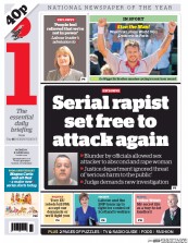 I Newspaper (UK) Newspaper Front Page for 8 June 2015