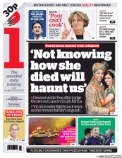 I Newspaper (UK) Newspaper Front Page for 9 December 2014
