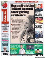 I Newspaper Newspaper Front Page (UK) for 9 February 2013