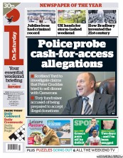 I Newspaper (UK) Newspaper Front Page for 9 June 2012