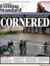 London Evening Standard (UK) Newspaper Front Page for 10 January 2015
