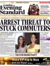 London Evening Standard (UK) Newspaper Front Page for 11 June 2011