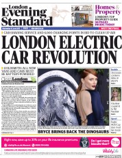 London Evening Standard Newspaper Front Page (UK) for 11 June 2015