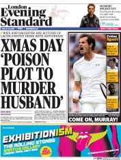 London Evening Standard (UK) Newspaper Front Page for 11 July 2015