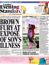 London Evening Standard (UK) Newspaper Front Page for 12 June 2012
