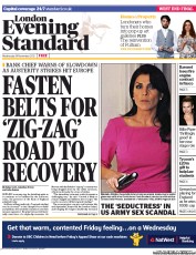 London Evening Standard (UK) Newspaper Front Page for 15 November 2012