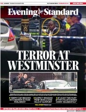 London Evening Standard (UK) Newspaper Front Page for 15 August 2018