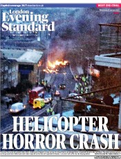 London Evening Standard (UK) Newspaper Front Page for 17 January 2013