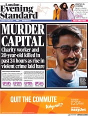 London Evening Standard (UK) Newspaper Front Page for 18 October 2017