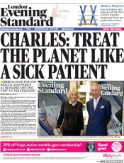 London Evening Standard (UK) Newspaper Front Page for 26 February 2015