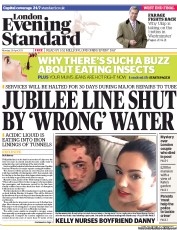 London Evening Standard (UK) Newspaper Front Page for 30 April 2013