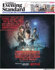 London Evening Standard (UK) Newspaper Front Page for 3 October 2016