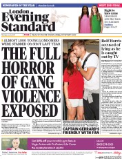 London Evening Standard (UK) Newspaper Front Page for 3 June 2014