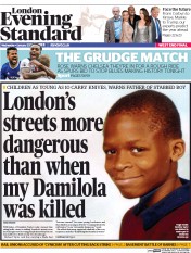 London Evening Standard (UK) Newspaper Front Page for 5 January 2017