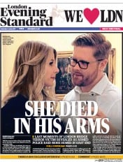 London Evening Standard (UK) Newspaper Front Page for 6 June 2017