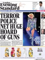 London Evening Standard (UK) Newspaper Front Page for 7 February 2017