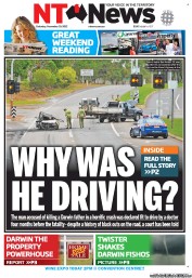 NT News (Australia) Newspaper Front Page for 10 November 2012