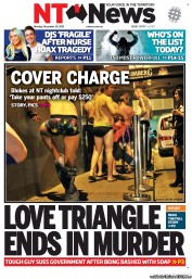 NT News (Australia) Newspaper Front Page for 10 December 2012