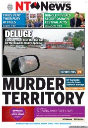 NT News (Australia) Newspaper Front Page for 12 February 2013