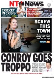 NT News (Australia) Newspaper Front Page for 12 March 2013