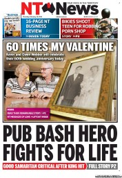 NT News (Australia) Newspaper Front Page for 13 February 2013