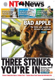 NT News (Australia) Newspaper Front Page for 13 July 2013